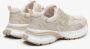 Estro Dames Beige & Witte Sneakers met Gouden Details ES 8 Er00114673 Multicolor Dames - Thumbnail 5