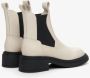 Estro Dames Beige & Zwart Leren Chelsea Laarzen Er00114136 Multicolor Dames - Thumbnail 5