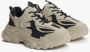 Estro Dames Beige & Zwarte Sneakers met Dikke Zool ES8 Er00115869 Multicolor Dames - Thumbnail 3