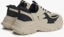 Estro Dames Beige & Zwarte Sneakers met Dikke Zool ES8 Er00115869 Multicolor Dames - Thumbnail 4
