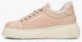 Estro Dames Beige Leren & Bont Lage Sneakers voor Winter Er00112117 Beige Dames - Thumbnail 7