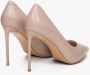 Estro Dames Beige Leren Puntige Neus Hoge Hakken Er00111716 Beige Dames - Thumbnail 4