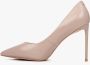Estro Dames Beige Leren Puntige Neus Hoge Hakken Er00111716 Beige Dames - Thumbnail 5