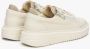 Estro Dames Beige Leren Lage Sneakers met een Decoratieve Rits Er00112644 Beige Dames - Thumbnail 5