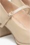 Estro Dames Beige Mary Jane Pumps gemaakt van Echt Lakleer Er00114678 Beige Dames - Thumbnail 6