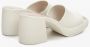 Estro Dames Licht Beige Slip On Platform Hoge Hak Muiltjes Er00112881 Beige Dames - Thumbnail 5