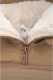 Estro Beige Snowboots voor dames gemaakt van Echt Velours met een Bontvoering - Thumbnail 2