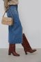 Estro Dames Oversized Laarzen gemaakt van Bourgondisch Echt Leer Er00114318 Red Dames - Thumbnail 2