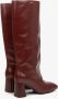 Estro Dames Oversized Laarzen gemaakt van Bourgondisch Echt Leer Er00114318 Red Dames - Thumbnail 5