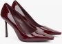 Estro Bourgondische Hoge Hakken Pumps voor Dames gemaakt van Lakleer Red Dames - Thumbnail 2