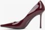 Estro Bourgondische Hoge Hakken Pumps voor Dames gemaakt van Lakleer Red Dames - Thumbnail 3