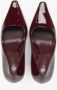 Estro Bourgondische Hoge Hakken Pumps voor Dames gemaakt van Lakleer Red Dames - Thumbnail 4