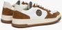 Estro Heren Bruin & Wit Sneakers gemaakt van Leer & Suède Er00113017 Multicolor Heren - Thumbnail 6