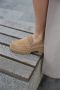 Estro Dames Bruine Loafers met een Chunky Sole gemaakt van Echt Velours Brown Dames - Thumbnail 2