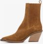 Estro Dames Bruine Cowboy Laarzen gemaakt van Italiaans Echt Velours Er00115838 Brown Dames - Thumbnail 2