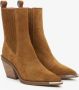 Estro Dames Bruine Cowboy Laarzen gemaakt van Italiaans Echt Velours Er00115838 Brown Dames - Thumbnail 3