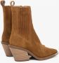 Estro Dames Bruine Cowboy Laarzen gemaakt van Italiaans Echt Velours Er00115838 Brown Dames - Thumbnail 4