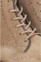 Estro Bruine Enkellaarzen voor dames gemaakt van echt Italiaans velours met decoratief stiksel Brown Dames - Thumbnail 8