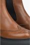 Estro Bruine leren Chelsea boots - Thumbnail 2