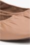 Estro Bruine Leren Comfort Ballerina`s - Thumbnail 2