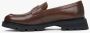 Estro Bruine loafers voor dames gemaakt van echt leer Brown Dames - Thumbnail 3