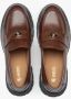 Estro Bruine loafers voor dames gemaakt van echt leer Brown Dames - Thumbnail 4