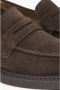 Estro Bruine Penny Loafers voor dames gemaakt van Italiaans echt velours - Thumbnail 2