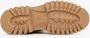 Estro Dames Bruine Enkellaarzen gemaakt van Echt Velours met Decoratieve Band Brown Dames - Thumbnail 8