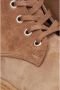 Estro Dames Bruine Enkellaarzen gemaakt van Echt Velours met Decoratieve Band Brown Dames - Thumbnail 10