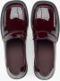 Estro Burgundy Loafers voor dames gemaakt van Patent Echt Leer Red Dames - Thumbnail 4