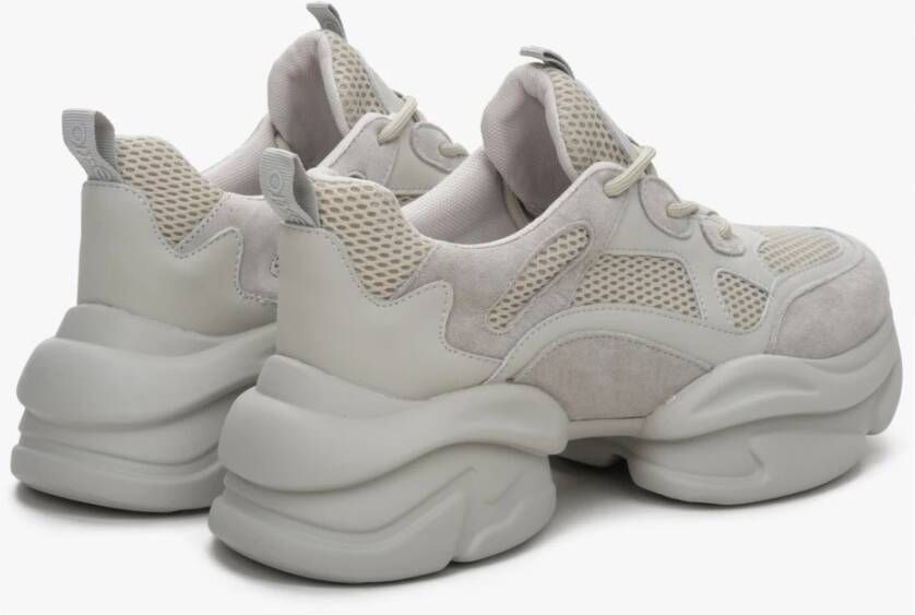 Estro Grijze Chunky Platform Sneakers Gray Dames
