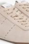 Estro Dames Beige Zachte Velours Sneakers met een Lage Zool - Thumbnail 2
