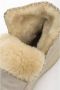 Estro Dames Sand Beige Snowboots met Suède & Echt Bont Beige Dames - Thumbnail 6