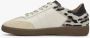 Estro Dames Beige Animal Print Sneakers gemaakt van Italiaans Echt Leer Er00114893 Multicolor Dames - Thumbnail 2