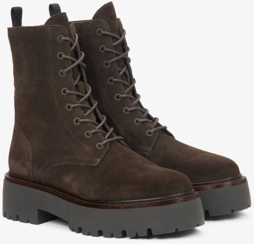Estro Ankle Boots Brown Dames
