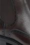 Estro Heren donkerbruine leren Chelsea laarzen met folk perforatie Brown Heren - Thumbnail 9