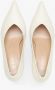 Estro Dames Melkachtig-Beige Echt Leren Pumps met Puntige Neus Er00115098 Beige Dames - Thumbnail 5