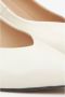Estro Dames Melkachtig-Beige Echt Leren Pumps met Puntige Neus Er00115098 Beige Dames - Thumbnail 6