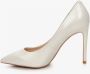 Estro Dames Licht Beige Leren Puntige Neus Hoge Hakken Er00110041 Beige Dames - Thumbnail 3