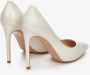 Estro Dames Licht Beige Leren Puntige Neus Hoge Hakken Er00110041 Beige Dames - Thumbnail 5