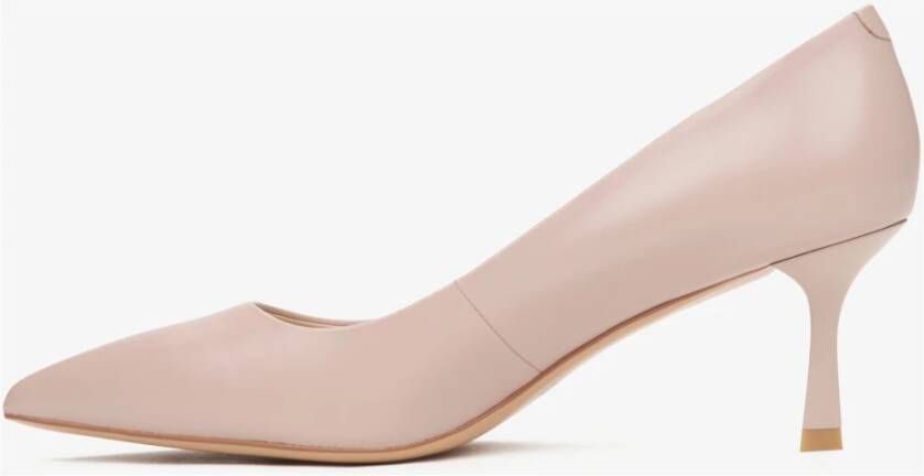 Estro Beige Pumps met Puntige Neus Er00115851 Beige Dames