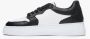 Estro Dames Zwart & Wit Leren Lage Sneakers Er00113060 Black Dames - Thumbnail 3