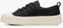 Estro Dames Zwarte Lage Sneakers gemaakt van Echt Leer Er00112707 Black Dames - Thumbnail 3