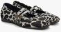 Estro Dames Fluffy Luipaardprint Ballet Flats met een Gesp Er00115697 Multicolor Dames - Thumbnail 3