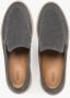 Estro Grijze loafers voor heren gemaakt van premium Italiaans echt velours Gray Heren - Thumbnail 4