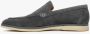Estro Heren Grijze Loafers gemaakt van Echt Velours Er00112567 Gray Heren - Thumbnail 4