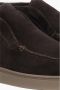 Estro Heren Donkerbruine Hoge Mocassins gemaakt van Premium Italiaans Echt Velours Brown Heren - Thumbnail 7