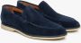 Estro Heren marineblauwe loafers gemaakt van echt velours voor de herfst Blue Heren - Thumbnail 2