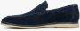 Estro Heren marineblauwe loafers gemaakt van echt velours voor de herfst Blue Heren - Thumbnail 3