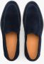 Estro Heren marineblauwe loafers gemaakt van echt velours voor de herfst Blue Heren - Thumbnail 4